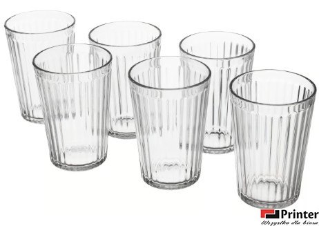 Szklanka, szkło bezbarwne, 310ml 6 szt./op. VARDAGEN