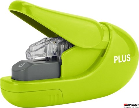 Zszywacz bezzszywkowy podręczny (do 5 kartek) SL-106AB zielony, 31146, Plus,