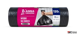 ANNA ZARADNA Worki 120l na śmieci czarne (8 szt.) 67828