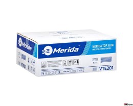 Ręczniki papierowe MERIDA TOP SLIM, białe, dwuwarstwowe, 3150 szt. VTE201 SALE HIGIENA