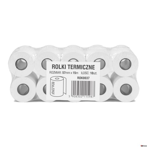 Rolki termiczne DOTTS 57mm x 15m (10szt) BPA FREE