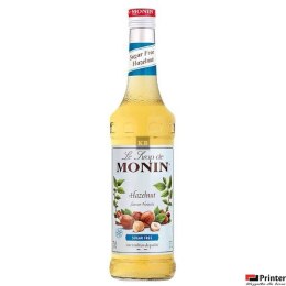 Syrop Bezcukrowy Orzechowy Monin Sugar Free Hazelnut 0,7L (op. zbiorcze 12 sztuk)