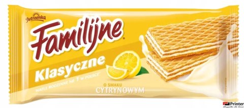 Wafle FAMILIJNE Cytrynowe 180g JUTRZENKA