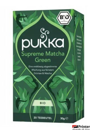 ZIELONA HERBATA SENCHA Z MATCHĄ BIO 20x1,5g - PUKKA