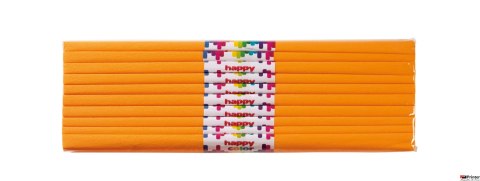 Bibuła marszczona 50x200cm, pomarańczowy, 10 szt., HAPPY COLOR, HA 5020-4