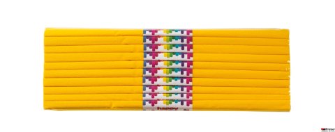 Bibuła marszczona 50x200cm, żółty, 10 szt., HAPPY COLOR, HA 5020-1