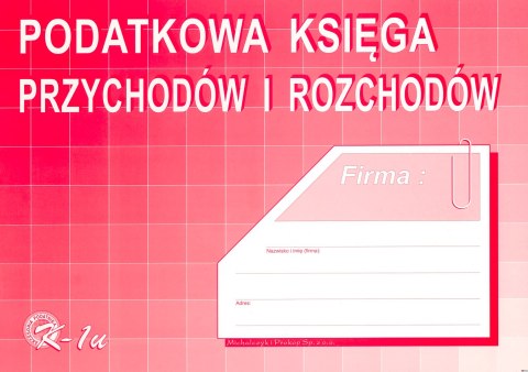 Podatkowa księga przychpdów i rozchodów A4, 48 stron offset 10-K-1U DOTTS