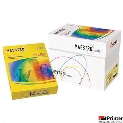 Papier A4 160g kość słoniowa/waniliowy 250a BE66 MAESTRO COLOR pastel