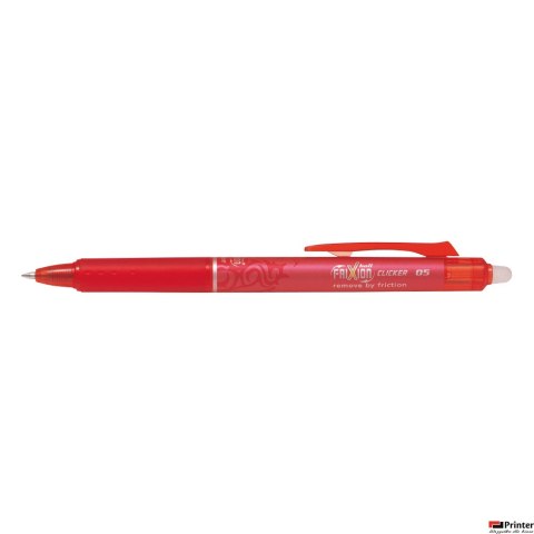 Pióro kulkowe PILOT FRIXION CLIKER czerwone 0.5 PIBLRT-FR5-R