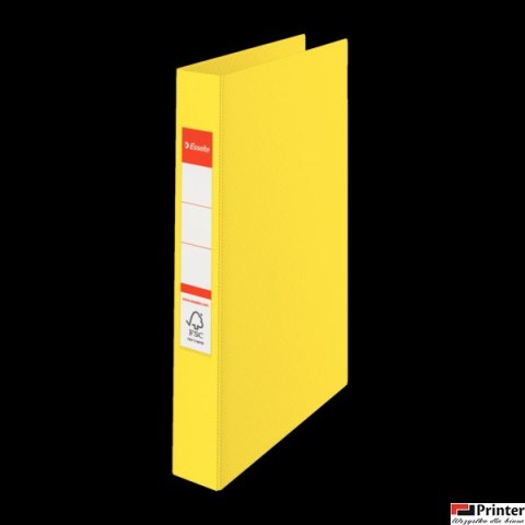 Segregator Esselte A4 z 2 kółkami, grzbiet 42 mm, żółty, 14450