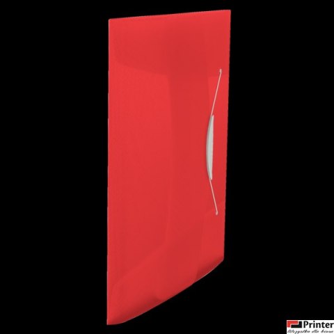 Teczka z gumką ESSELTE VIVIDA 15mm czerwona 624042