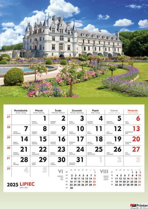 Terminarz Ścienny 2026 Michalczyk i Prokop T-107S-6 kalendarz jednodzielny