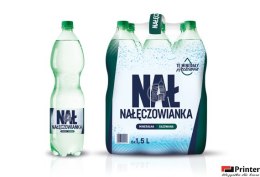 Woda NAŁĘCZOWIANKA mocniejszy gaz 1.5L butelka PET zgrzewka 6 szt.
