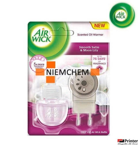 AIR WICK odświeżacz Elektryczny Księżycowa Lilia Zmysłowa Satyna komplet 19 ml 18123