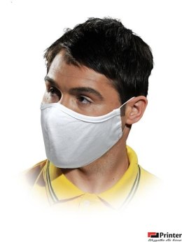 Maseczka bawełniana 10szt. wielokrotnego użytku biała 10szt SALE