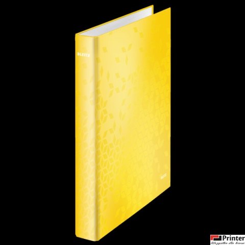 Segregator ringowy WOW Leitz A4 2DR/25mm, żółty 42410016 SALE