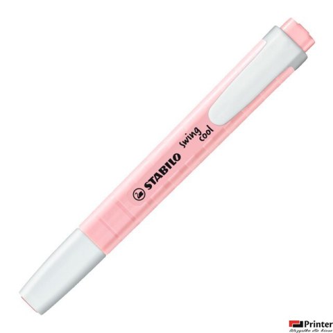 Zakreślacz STABILO swing cool pastel pastelowy różowy 275/129-8