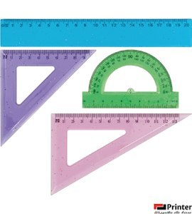 Zestaw geometryczny GR-032, brokat GRAND 130-1024