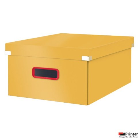 Pudełko do przechowywania Leitz C&S Cosy, duże, żółte, 53490019