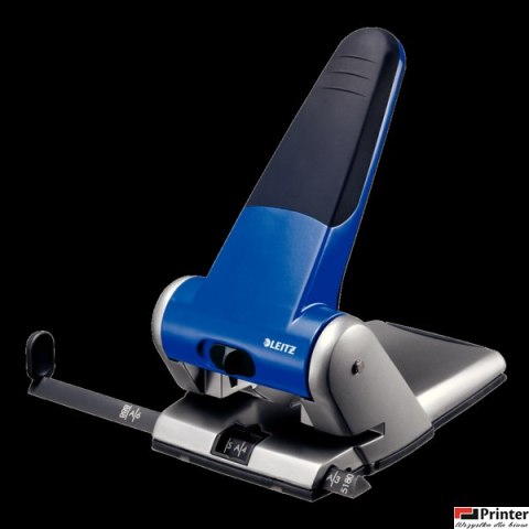 Dziurkacz mocny LEITZ niebieski 65 kartek 51800035