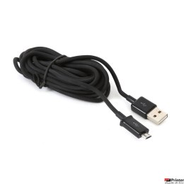 Kabel USB TYPE USB TO MICRO USB czarny 3metry 2A PLATINET PUC3MBB