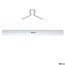 Linijka szkolna 30cm z uchwytem aluminiowym 30317 LENIAR