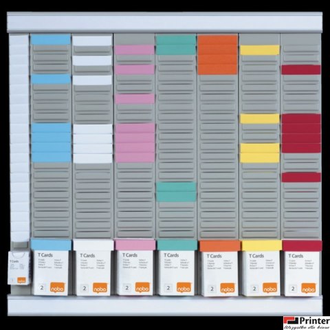 Planer biurowy T-Card Nobo, 8 kolumn, 24 okienka 2911080