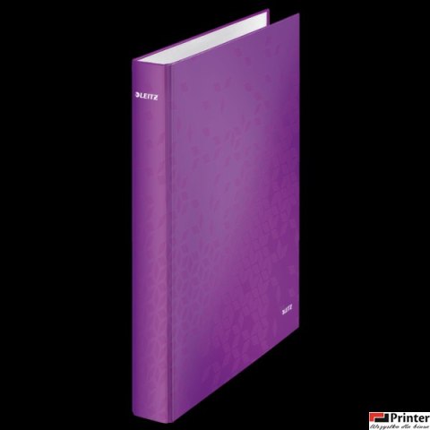 Segregator ringowy LEITZ A4 2DR/25mm fioletowy WOW 42410062
