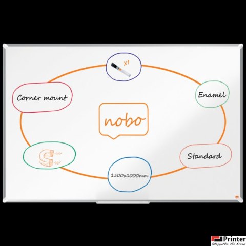 Tablica porcelanowa Nobo Premium Plus 1500x1000mm 1915146