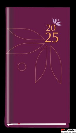 Terminarz Koliber 75x130mm 2026 - fioletowy Michalczyk i Prokop T-320-06 KALENDARZ tydzień na 2 stronach