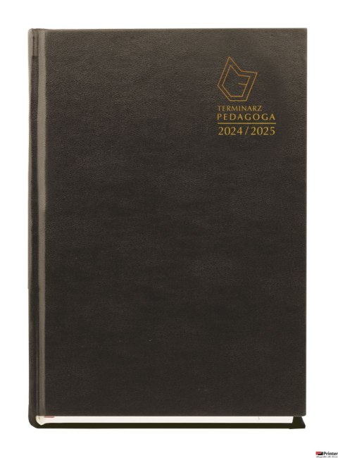 Terminarz PEDAGOGA 2025/2026 CZARNY A5 T-150V-V Michalczyk i Prokop