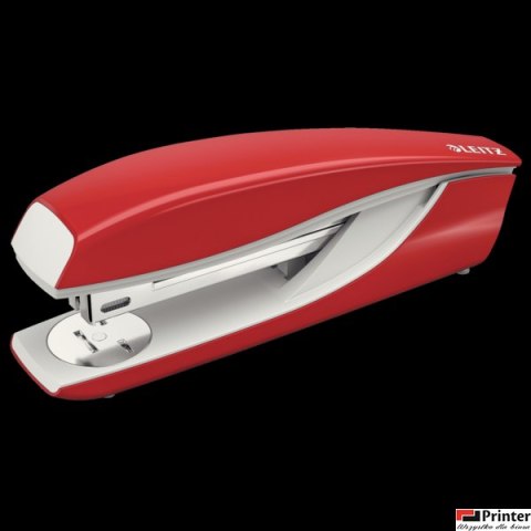 Zszywacz duży, metalowy Leitz, czerwony, 10 lat gwarancji, 40 kartek 55040025