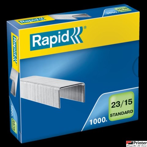 Zszywki Rapid Standard 23/15 1M, 1000 szt. Rapid 24869600