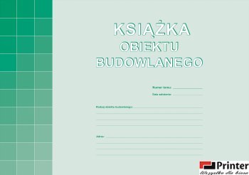 Książka obiektu budowlanego, A4 zeszyt, 10-604-1N DOTTS