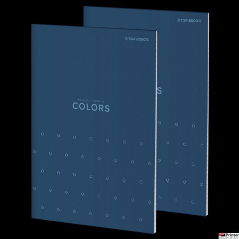 Notatnik TOPCOLORS KLE A6 50K 70G kratka niebieski 400169237 Top 2000