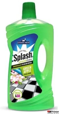 Płyn uniwersalny SPLASH 1l ZIELONE JABŁKO GENERAL FRESH 80109