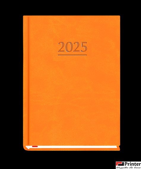 Terminarz OLA A6 2026 - pomarańczowy Michalczyk i Prokop T-212V-P KALENDARZ tydzień na 2 stronach