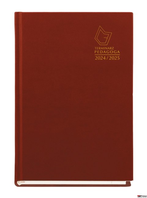 Terminarz PEDAGOGA 2025/2026 BORDO A5 T-150V-B Michalczyk i Prokop