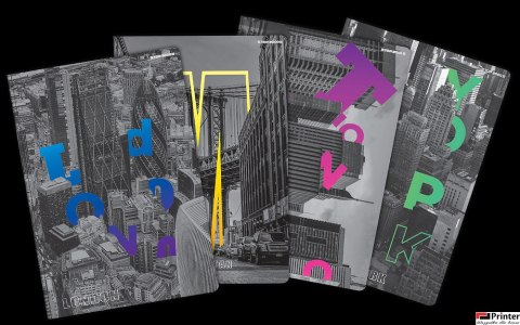 Brulion miękka oprawa TOP CITY SZY A5 96K 70G kratka 400169512 Top 2000