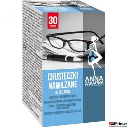 Chusteczki nawilżane do okularów 30 szt. ANNA ZARADNA PS-0507