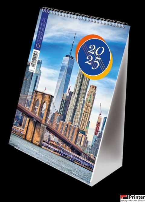 Kalendarz ze spiralką A5 - pionowy 2026 Michalczyk i Prokop T-101-3-24