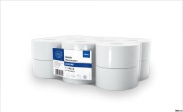 Papier toaletowy ECOLINE 100/2 100m 2warstwy biały (op 12szt) makulatura ELLIS 6262
