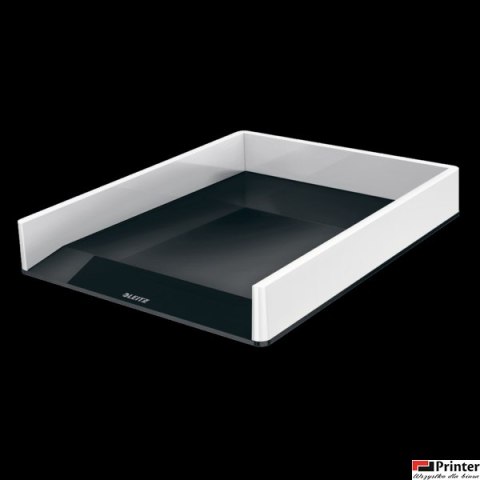 Półka na dokumenty Leitz WOW dwukolorowa, czarna 53611095