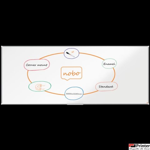 Tablica porcelanowa Nobo Premium Plus 3000x1200mm 1915153