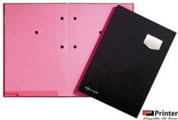 Teczka do podpisu DE LUXE, 10-cz., czarny, r óż przekł. P2410204 DURABLE (X) SALE
