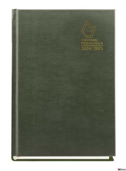 Terminarz PEDAGOGA 2025/2026 ZIELEŃ A5 T-150V-Z Michalczyk i Prokop