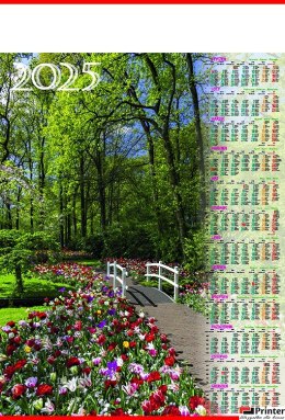 Kalendarz Plakatowy B-1, P04 - PARK 2026