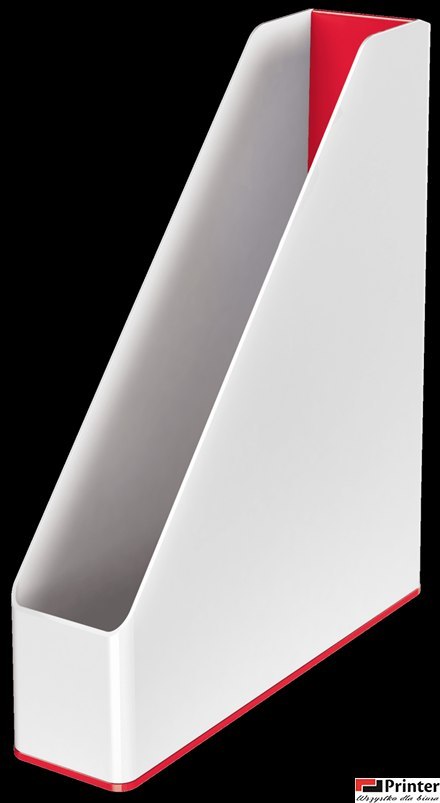 Pojemnik na dokumenty Leitz WOW dwukolorowy, czerwony 53621026