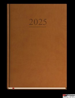 Terminarz Klasyczny B5 2026 - ciemno brązowy Michalczyk i Prokop T-221V-S2 kalendarz 1 strona 1 tydzień + strona na notatki