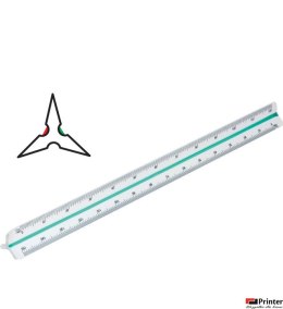 Linijka GR-143-skalówka budowlana, plastikowa, 30 cm GRAND 130-1831